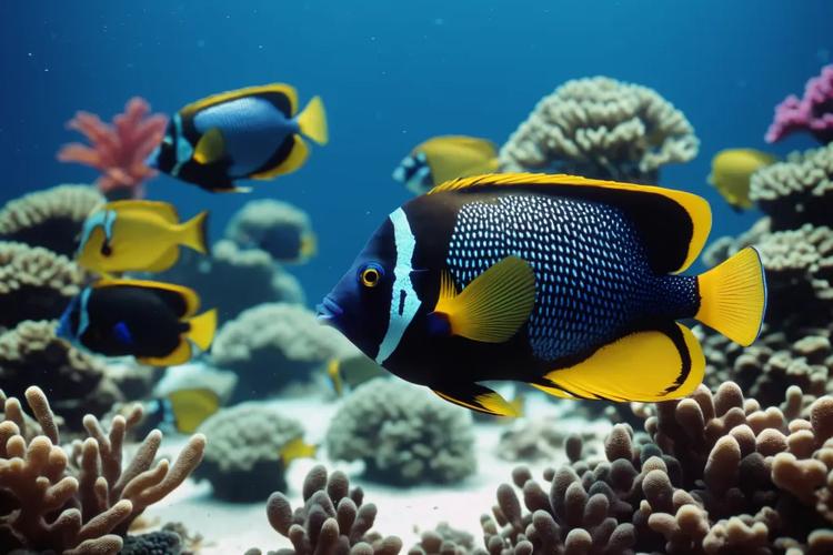 大海洋生物海鱼类海洋海鱼摄影图图片